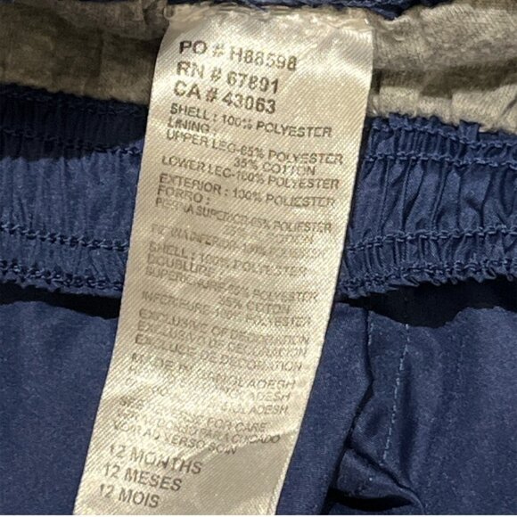 NHL VANCOUVER CANUCKS Child's Athletic Pants Size 12 Months Lined Warm - Picture 6 of 7